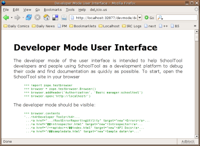 screenshot of restview